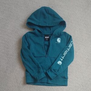 Carhartt Kids Blue Zip-Up Hoodie